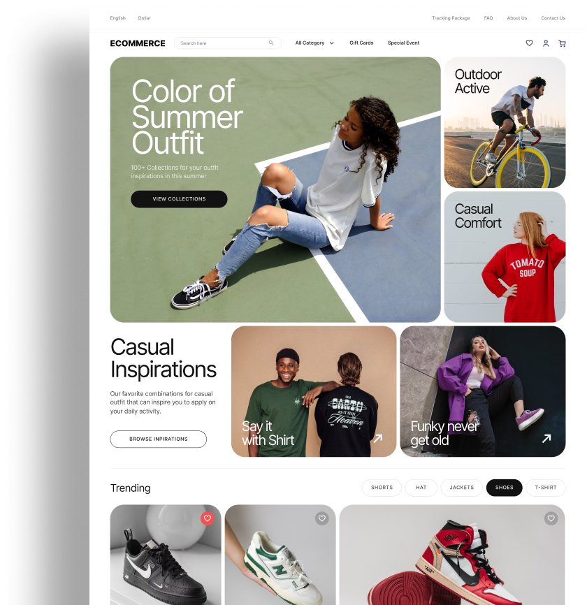 E-commerce website